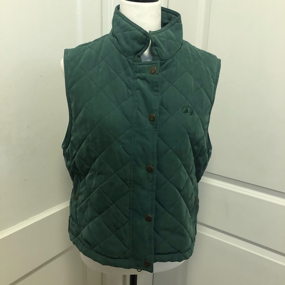 Riding sport equestrian wear quilted vest size medium
